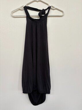 Anthropologie Eri+Ali Black Halter Top. Size MED. Like New.